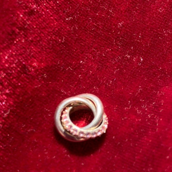 Chamilia sterling silver and pink crystal charm, pre-owned, condition 10/10 - Picture 3 of 3